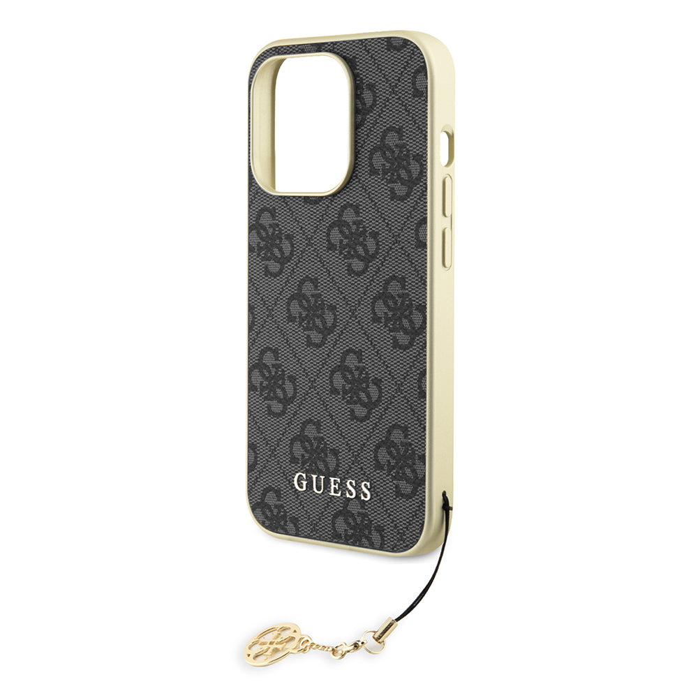 Θήκη για Apple iPhone 15 Pro Max, Guess, 4G Charm, Γκρι