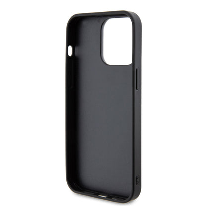 Θήκη για Apple iPhone 15 Pro Max, Guess, Rhinestone Metal Logo, Κίτρινη