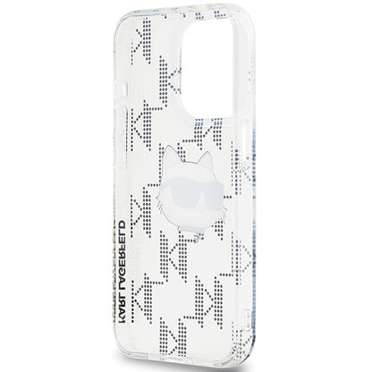 Θήκη για Apple iPhone 15 Pro Max, Karl Lagerfeld, IML Electroplated Choupette Head, Διάφανη