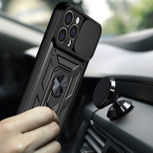 Θήκη για Apple iPhone 15 Pro Max, Techsuit, CamShield, Μαύρο
