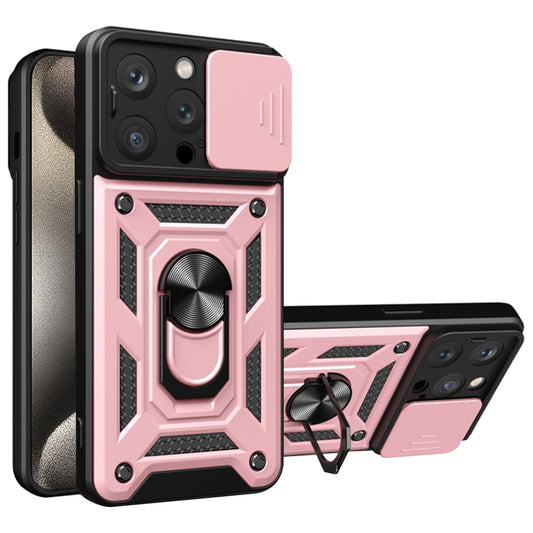 Θήκη για Apple iPhone 15 Pro Max, Techsuit, CamShield, Ροζ