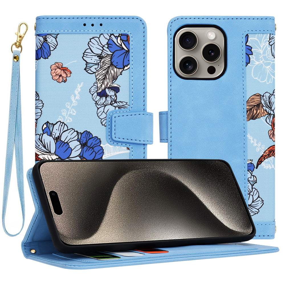 Θήκη για Apple iPhone 15 Pro Max, Techsuit, FlipCraft, Μπλε