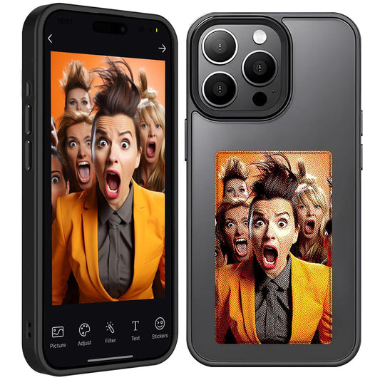 Θήκη για Apple iPhone 15 Pro, Techsuit, SmartScreen NFC, Μαύρο