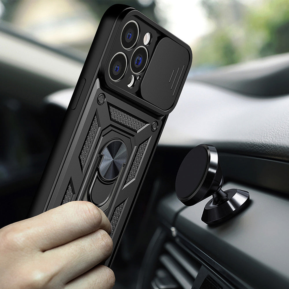 Θήκη για Apple iPhone 15, Techsuit, CamShield, Μαύρο