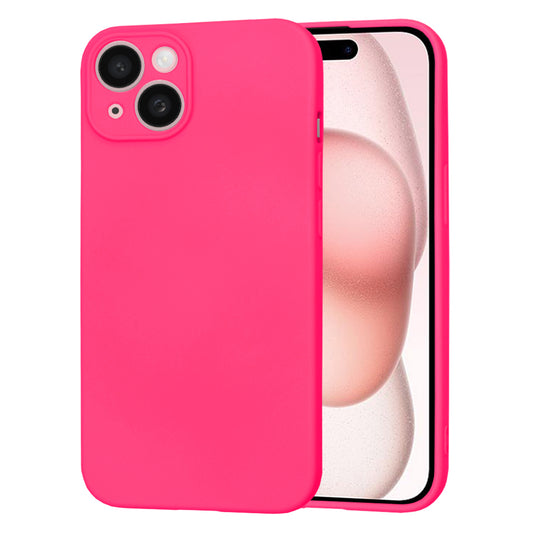 Θήκη για Apple iPhone 15, Techsuit, SoftFlex, Σκούρο Ροζ