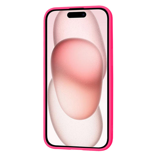 Θήκη για Apple iPhone 15, Techsuit, SoftFlex, Σκούρο Ροζ