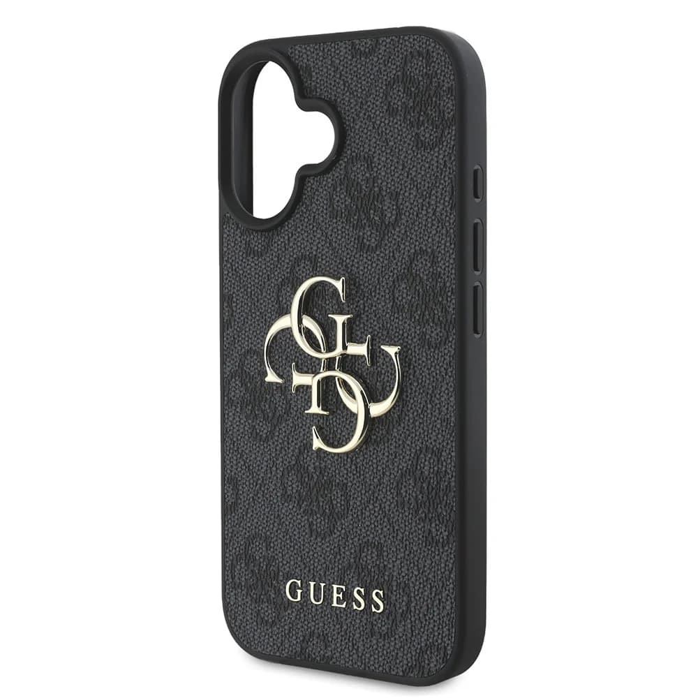 Θήκη για Apple iPhone 16, Guess, 4G Big Logo, Μαύρη