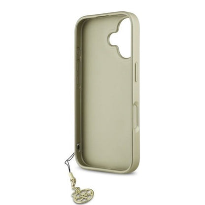 Θήκη για Apple iPhone 16, Guess, 4G Charm, Μαύρη