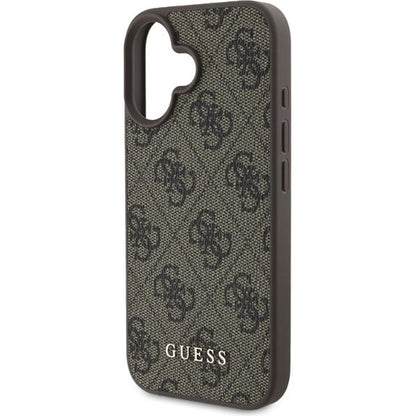 Θήκη για Apple iPhone 16, Guess, 4G Classic, Καφέ