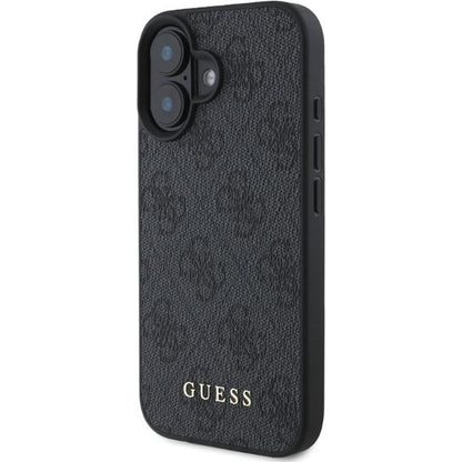 Θήκη για Apple iPhone 16, Guess, 4G Classic, Μαύρη