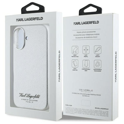 Θήκη για Apple iPhone 16, Karl Lagerfeld, RSG, Γκρι