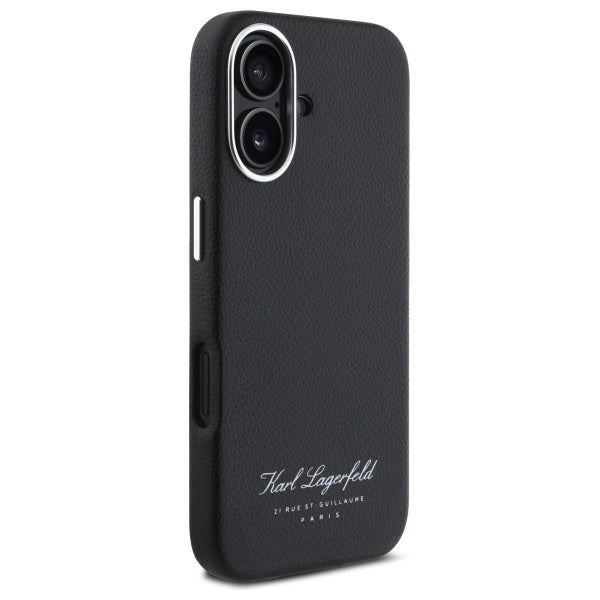 Case for Apple iPhone 16, Karl Lagerfeld, RSG, Black