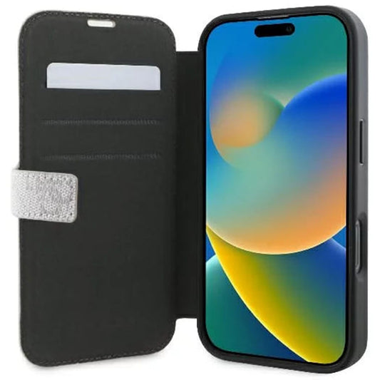 Θήκη για Apple iPhone 16 Plus, Guess, 4G Book, Ροζ