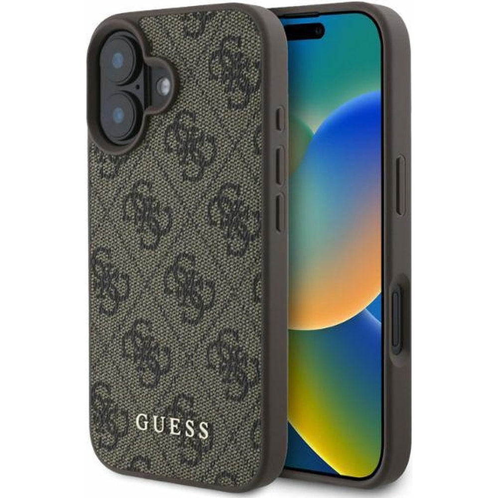 Θήκη για Apple iPhone 16 Plus, Guess, 4G Classic, Καφέ
