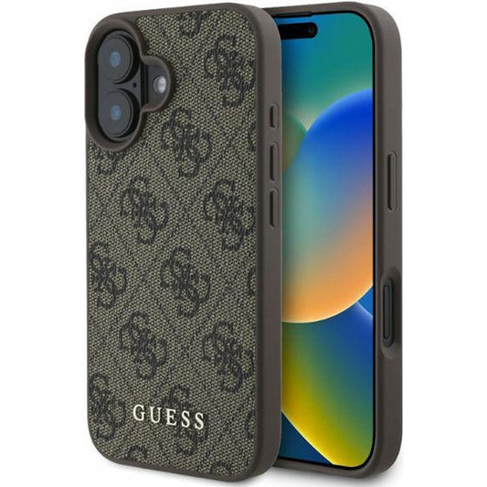 Θήκη για Apple iPhone 16 Plus, Guess, 4G Classic, Καφέ