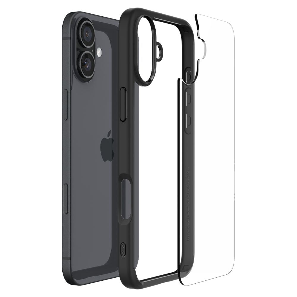 Case for Apple iPhone 16 Plus, Spigen, Ultra Hybrid, Matte Black