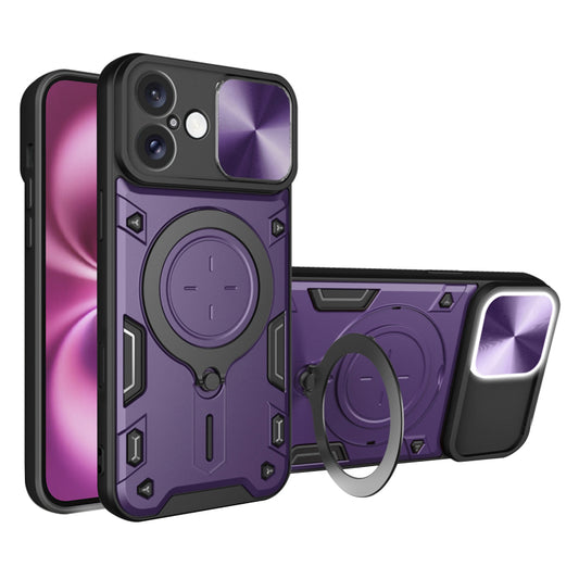 Θήκη για Apple iPhone 16 Plus, Techsuit, CamGuard Pro, Μωβ