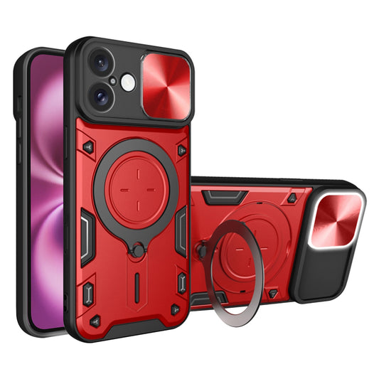 Θήκη για Apple iPhone 16 Plus, Techsuit, CamGuard Pro, Κόκκινο
