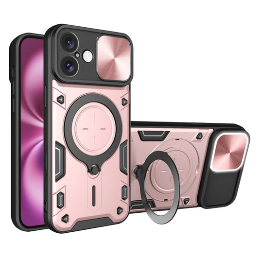 Θήκη για Apple iPhone 16 Plus, Techsuit, CamGuard Pro, Ροζ Χρυσό