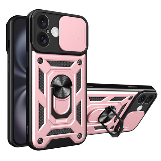 Θήκη για Apple iPhone 16 Plus, Techsuit, CamShield, Ροζ
