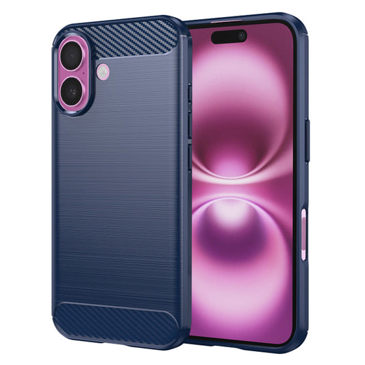 Θήκη για Apple iPhone 16 Plus, Techsuit, Carbon, Μπλε