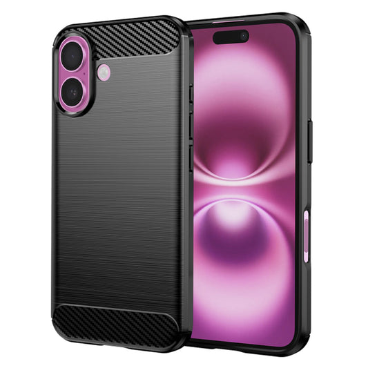 Θήκη για Apple iPhone 16 Plus, Techsuit, Carbon, Μαύρη