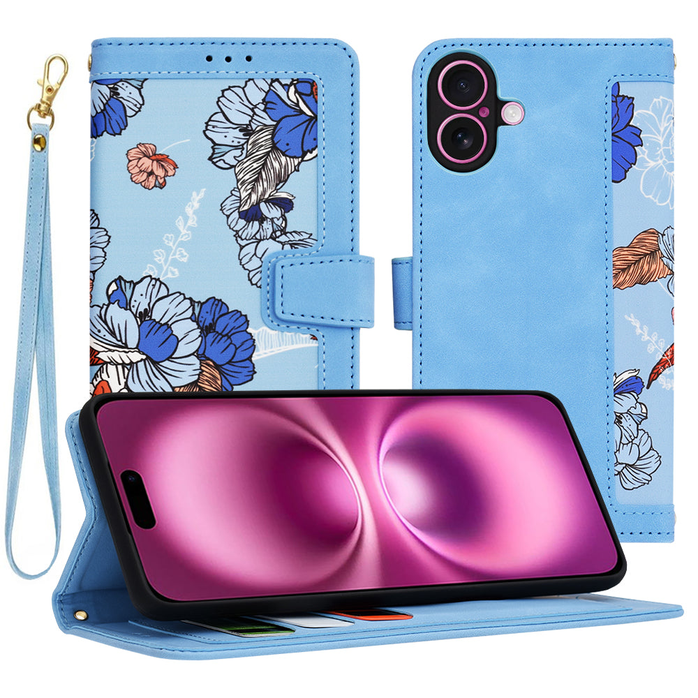 Θήκη για Apple iPhone 16 Plus, Techsuit, FlipCraft, Μπλε