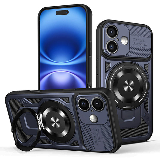 Θήκη για Apple iPhone 16 Plus, Techsuit, RuggedCam, Μπλε