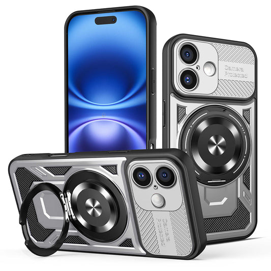 Θήκη για Apple iPhone 16 Plus, Techsuit, RuggedCam, Γκρι