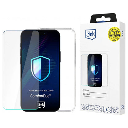 Θήκη για Apple iPhone 16 Pro, 3MK, ComfortDuo, Διαφανής