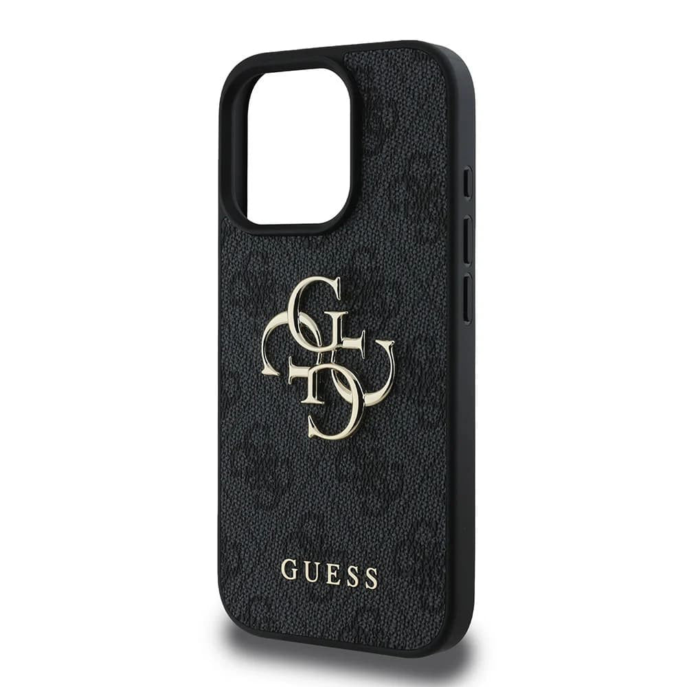 Θήκη για Apple iPhone 16 Pro, Guess, 4G Big Logo, Μαύρη