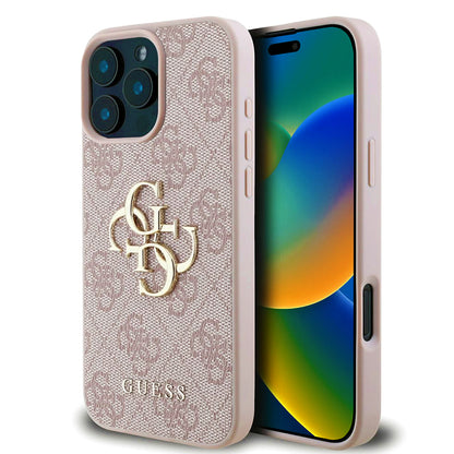 Θήκη για Apple iPhone 16 Pro, Guess, 4G Big Logo, Ροζ