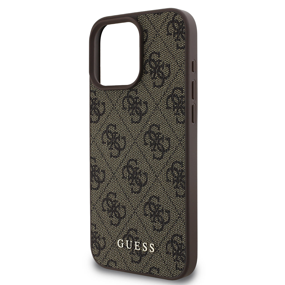 Θήκη για Apple iPhone 16 Pro, Guess, 4G Classic, Καφέ