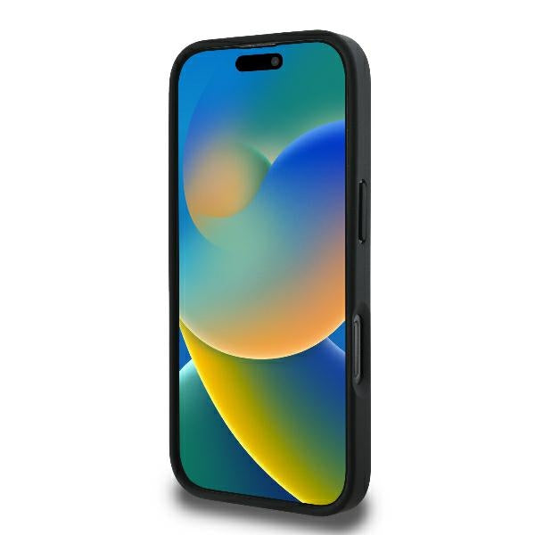 Θήκη για Apple iPhone 16 Pro, Karl Lagerfeld, Monogram Karl & Choupette's Heads, Μαύρη