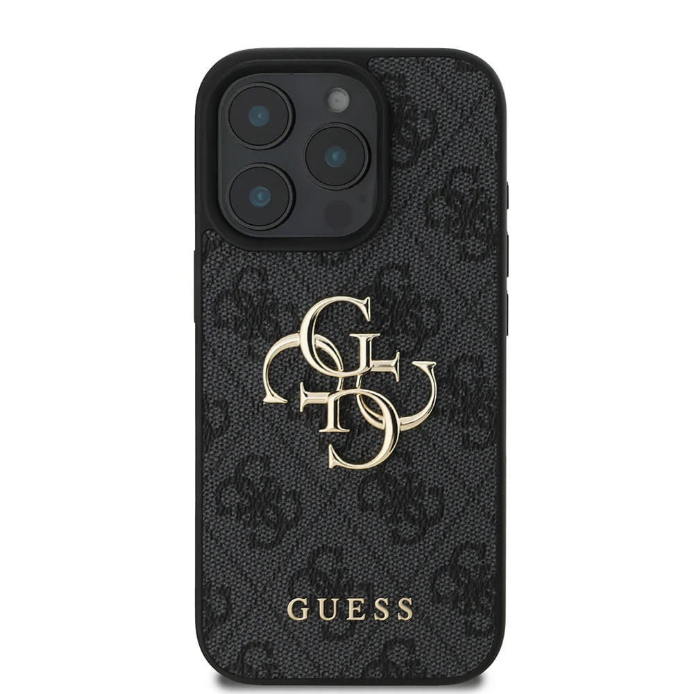 Θήκη για Apple iPhone 16 Pro Max, Guess, 4G Big Logo, Μαύρη