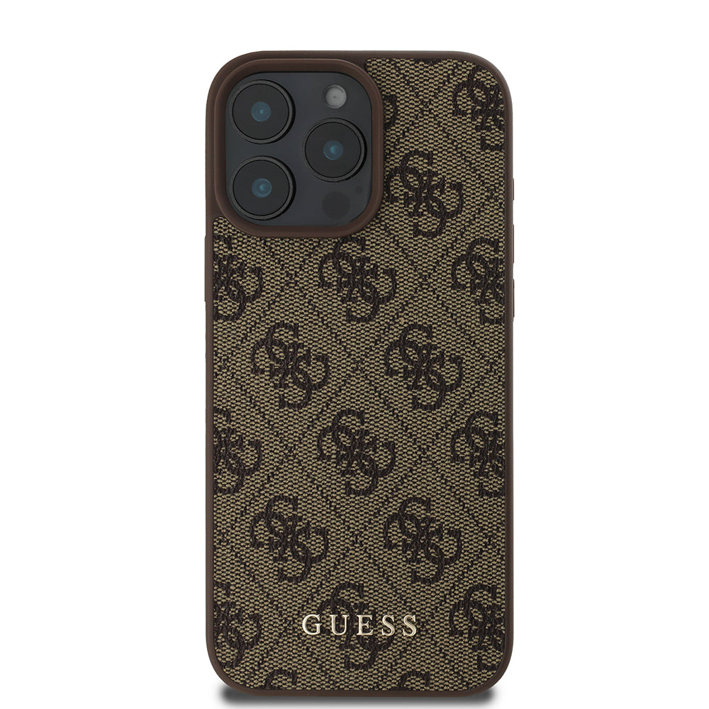 Θήκη για Apple iPhone 16 Pro Max, Guess, 4G Classic, Καφέ