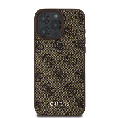 Θήκη για Apple iPhone 16 Pro Max, Guess, 4G Classic, Καφέ