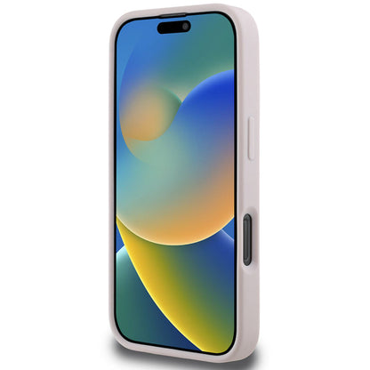 Θήκη για Apple iPhone 16 Pro Max, Guess, Quilted Metal Logo, Ροζ