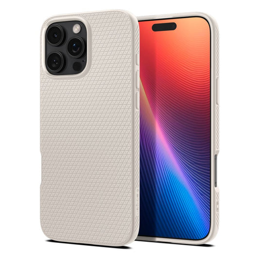 Θήκη για Apple iPhone 16 Pro Max, Spigen, Liquid Air, Μπεζ