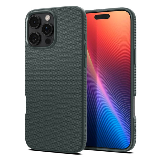 Θήκη για Apple iPhone 16 Pro Max, Spigen, Liquid Air, Πράσινη