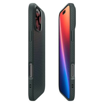 Θήκη για Apple iPhone 16 Pro Max, Spigen, Liquid Air, Πράσινη