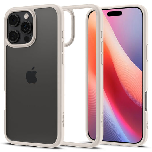 Θήκη για Apple iPhone 16 Pro Max, Spigen, Ultra Hybrid, Μπεζ ACS08385