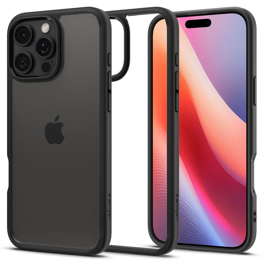 Θήκη για Apple iPhone 16 Pro Max, Spigen, Ultra Hybrid, Ματ Μαύρο ACS07996