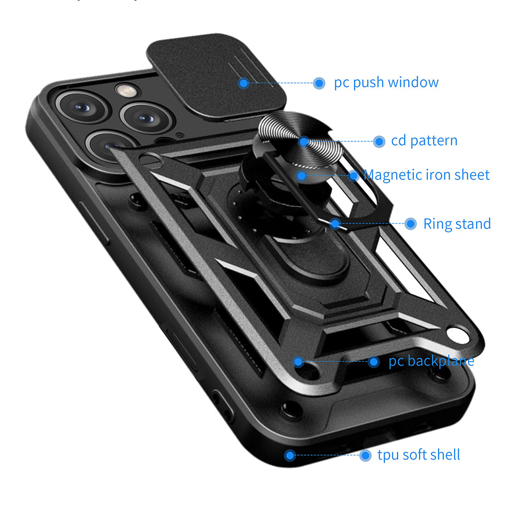 Θήκη για Apple iPhone 16 Pro Max, Techsuit, CamShield, Ροζ