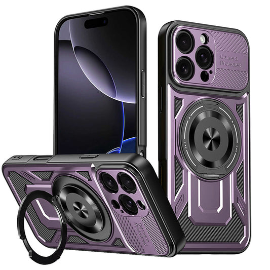 Θήκη για Apple iPhone 16 Pro Max, Techsuit, RuggedCam, Μωβ