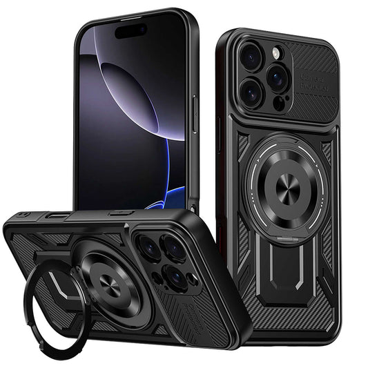 Θήκη για Apple iPhone 16 Pro Max, Techsuit, RuggedCam, Μαύρο