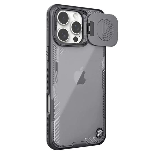 Θήκη για Apple iPhone 16 Pro, Nillkin, Iceblade Prop (χωρίς άνοιγμα για κάμερα), Μαύρη
