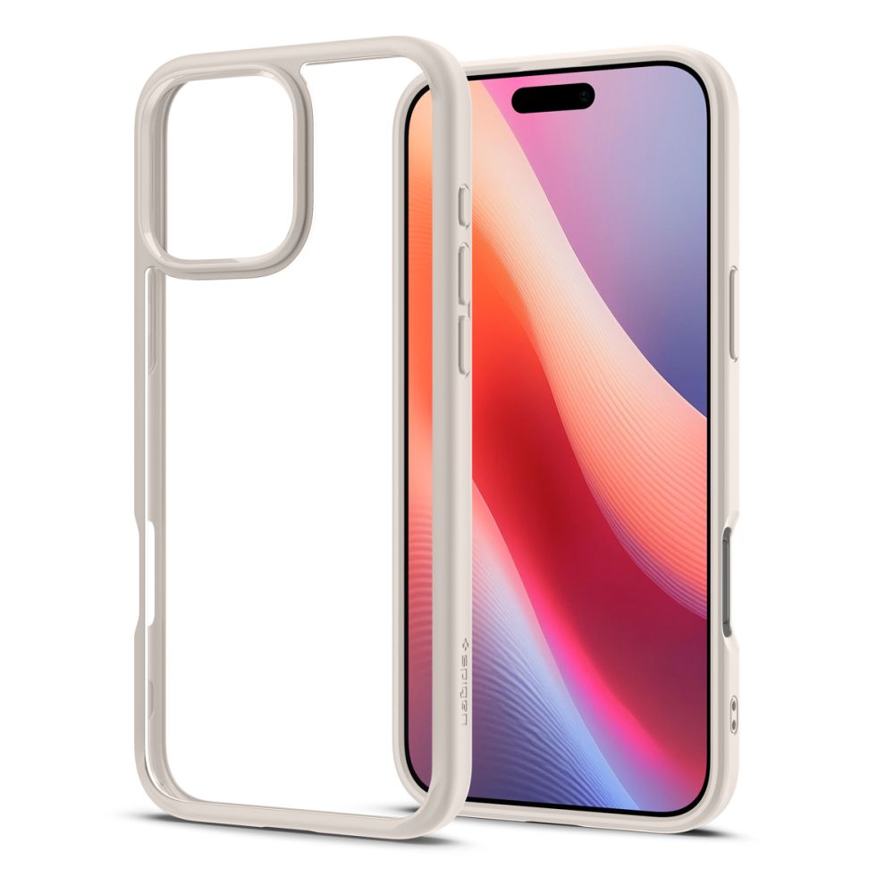 Case for Apple iPhone 16 Pro, Spigen, Ultra Hybrid, Beige ACS08127