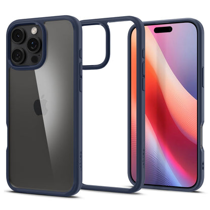 Θήκη για Apple iPhone 16 Pro, Spigen, Ultra Hybrid, Μπλε Ναυτικό ACS08126