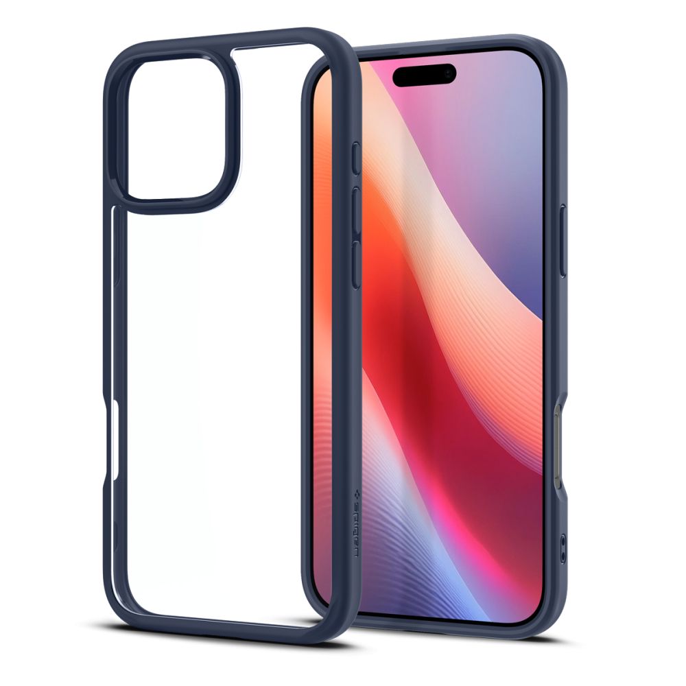 Θήκη για Apple iPhone 16 Pro, Spigen, Ultra Hybrid, Μπλε Ναυτικό ACS08126